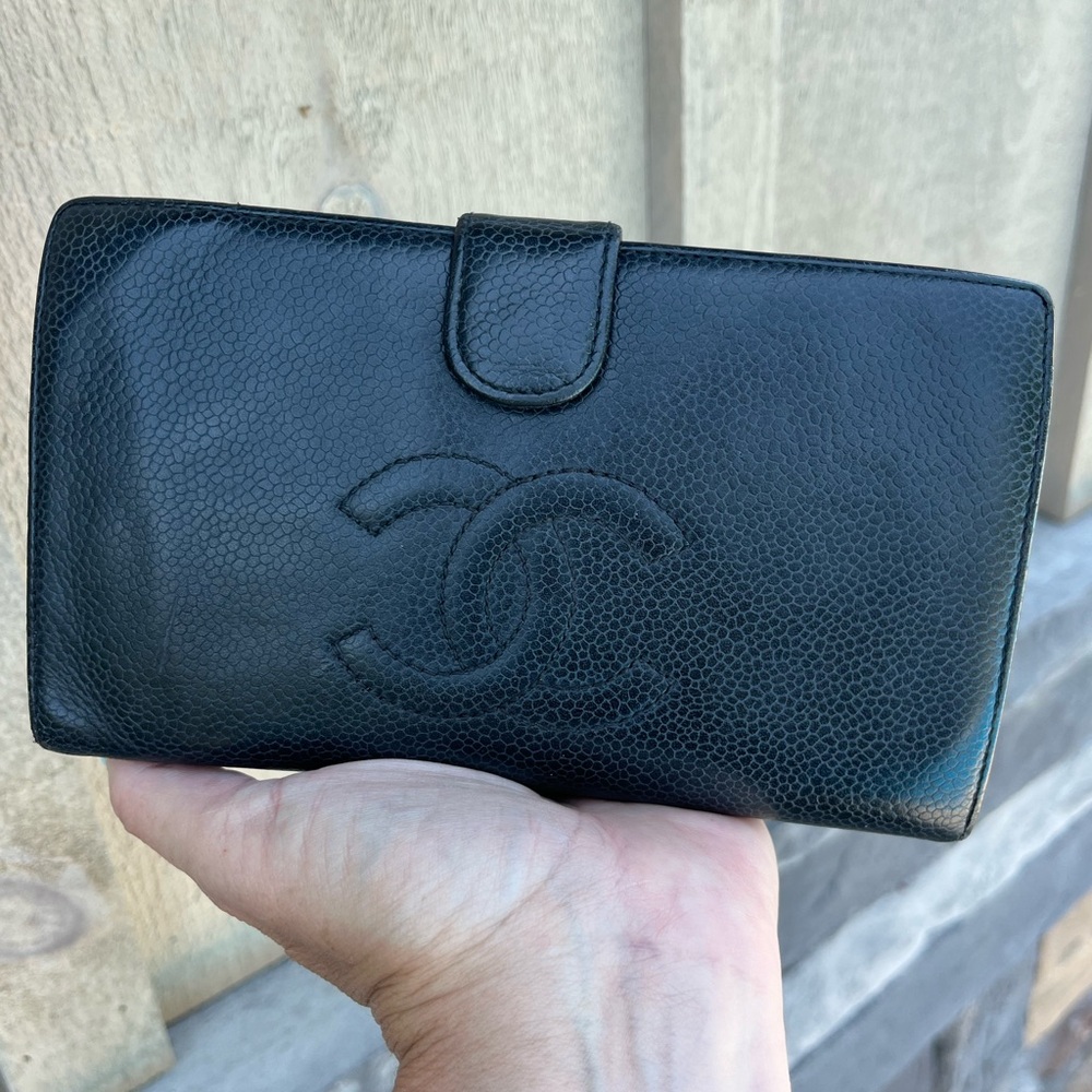 ❌SOLD❌ CHANEL Caviar Timeless CC French Wallet Black - AUTHENTIC - Picture 9 of 16